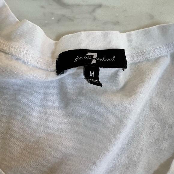 7 For All Mankind Knotted Sleeve T-shirt Bundle - Picture 2 of 5